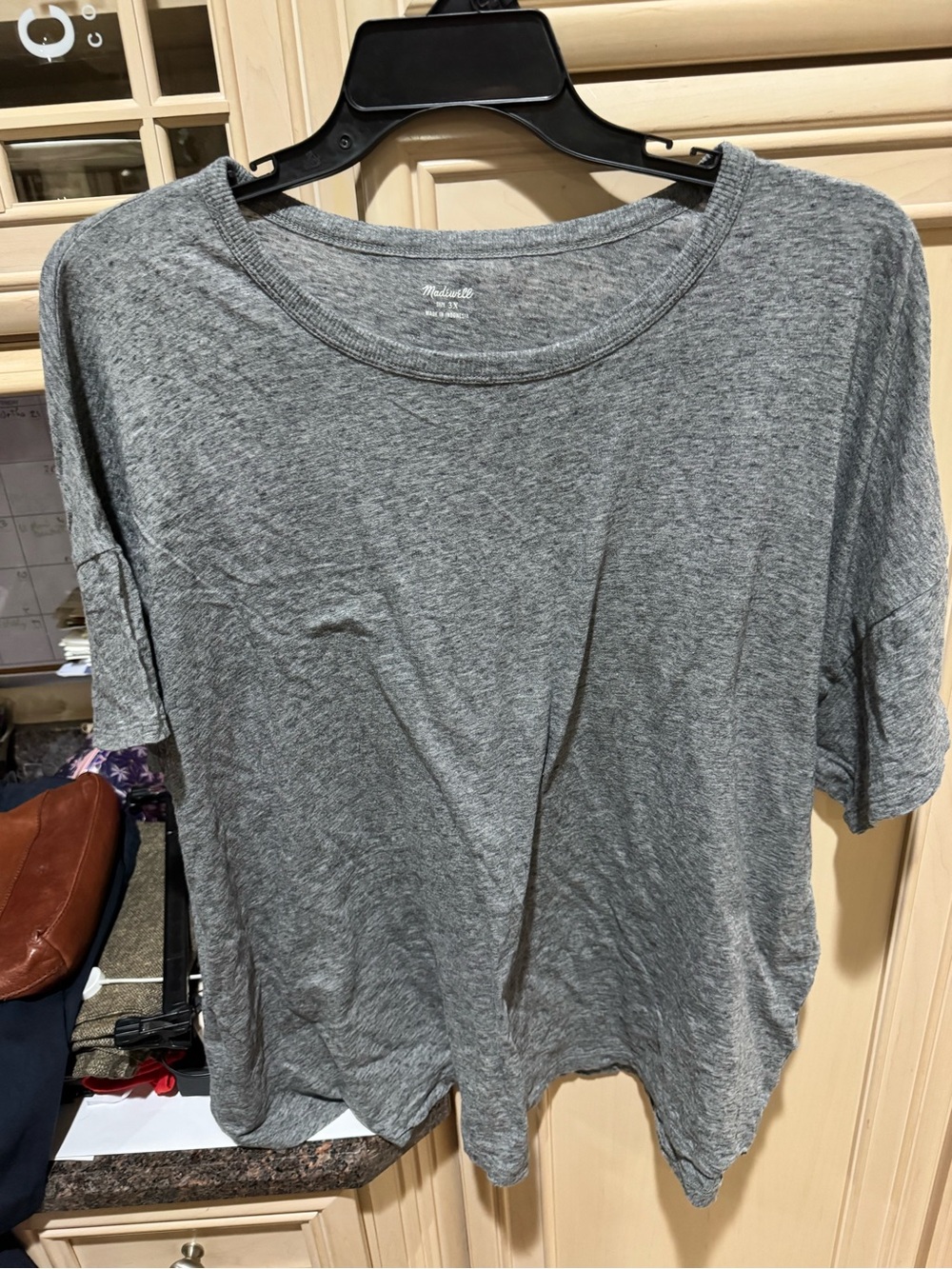 Madewell Relaxed Gray Short Sleeve Crewneck Tee